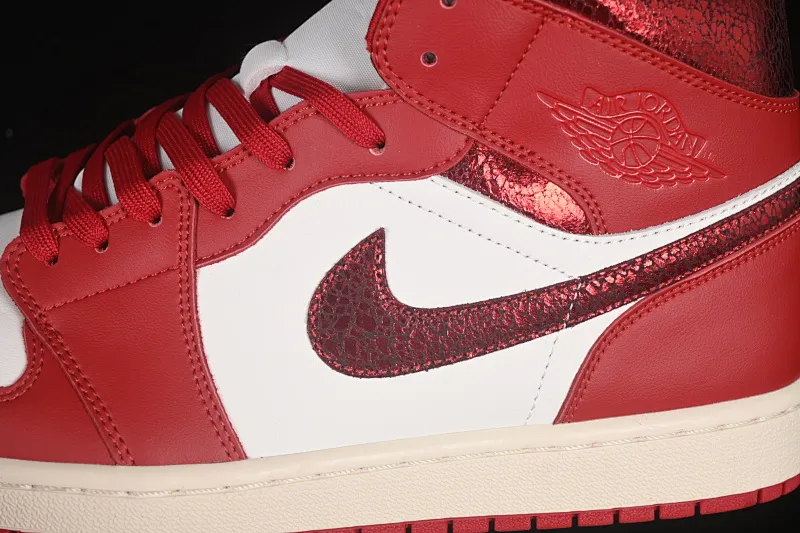 All categories Air Jordan Jordan series basketball shoes Air Jordan 1 Mid Air Jordan 1 Mid AJ1 Joe 1 China Red Mid-top cultural and casual sneakers HJ9337-106